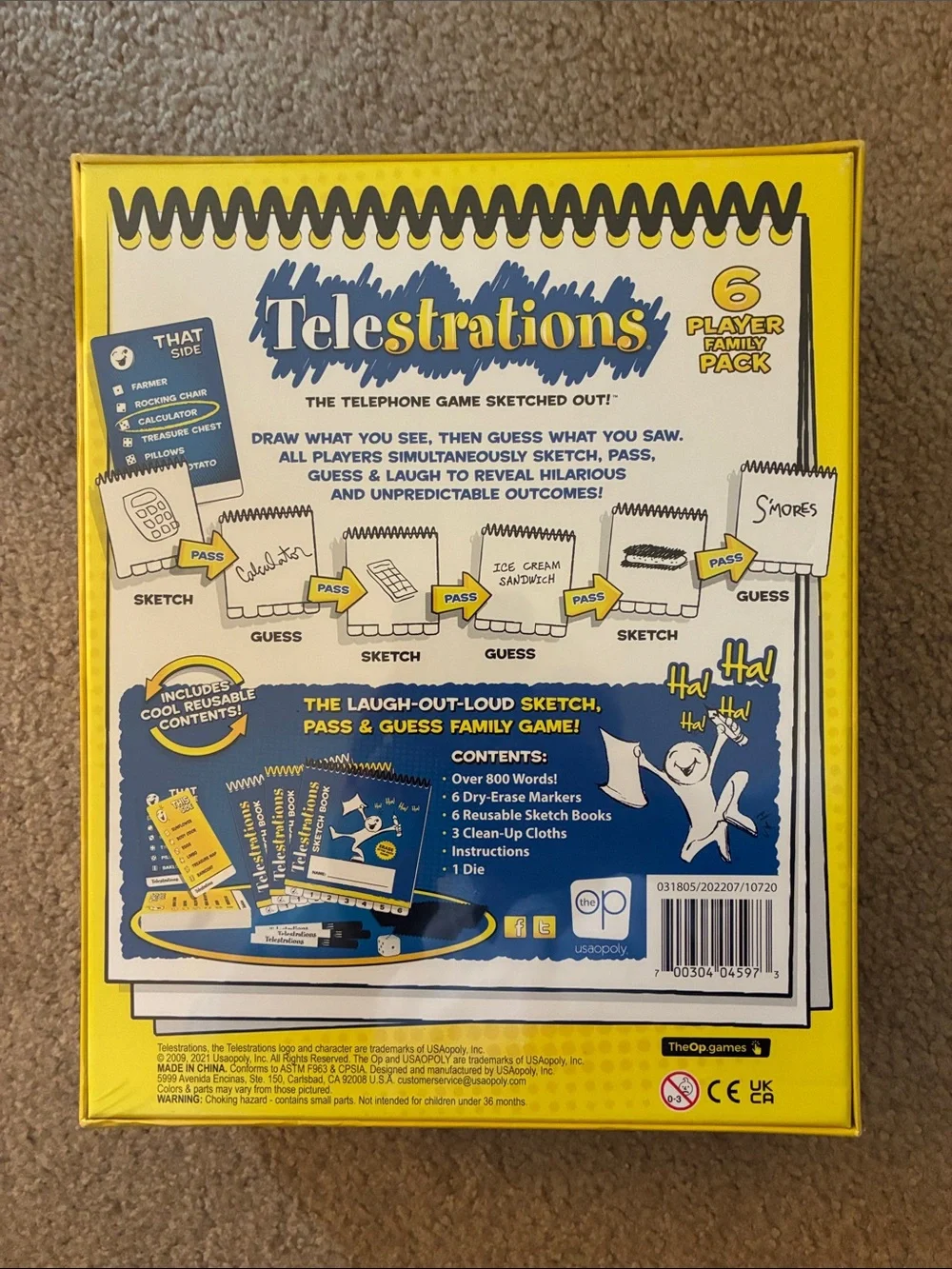 Game “Telestrations”  6 Player Family Pack